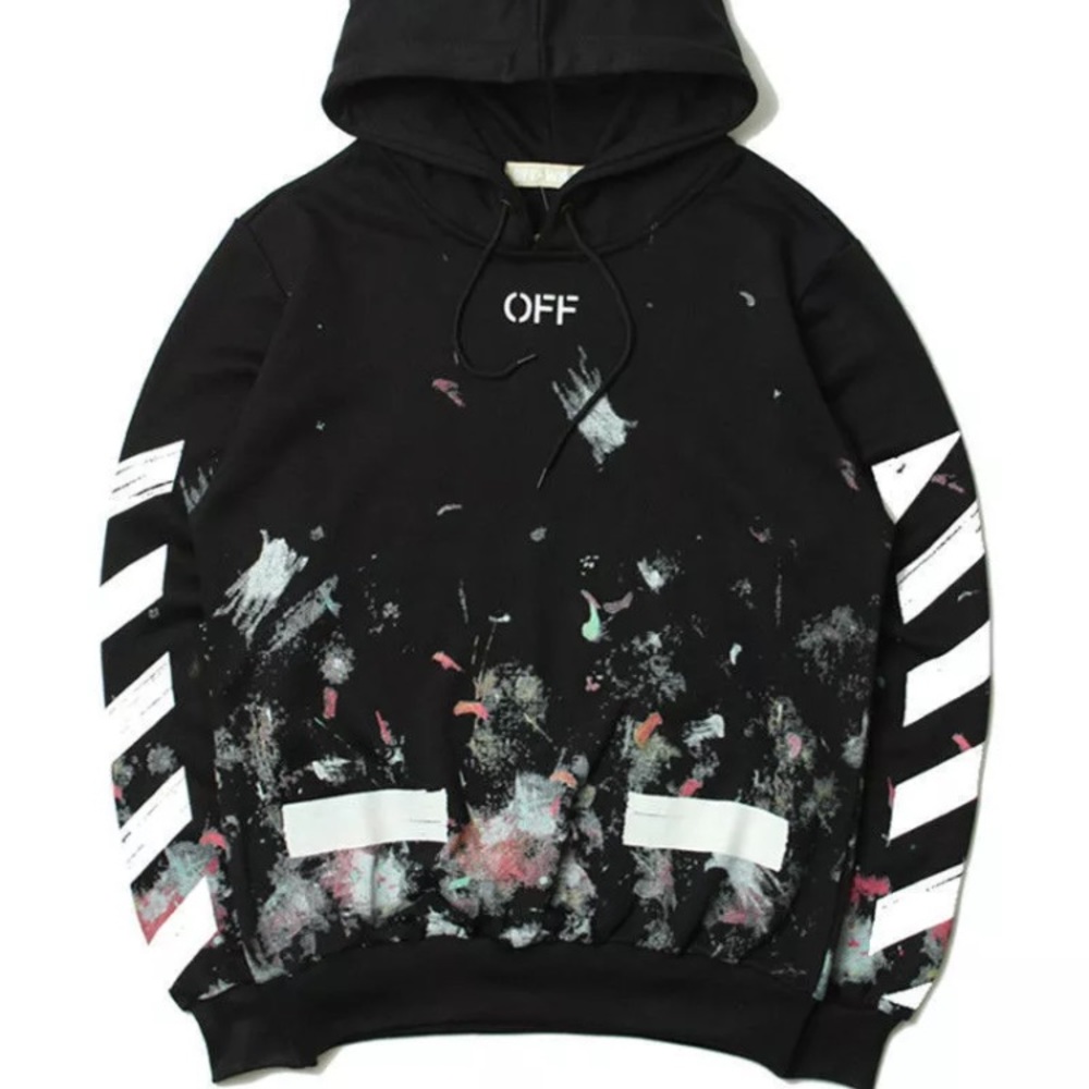 Off white Virgil Abloh fireworks hoodie